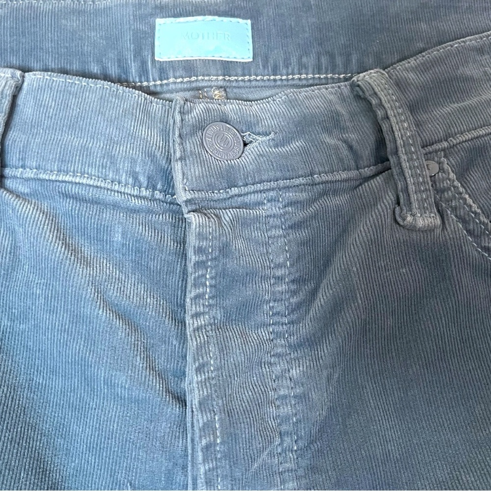 NWT MOTHER Hiker Hover Mid Rise Corduroy Jeans - Picture 6 of 7